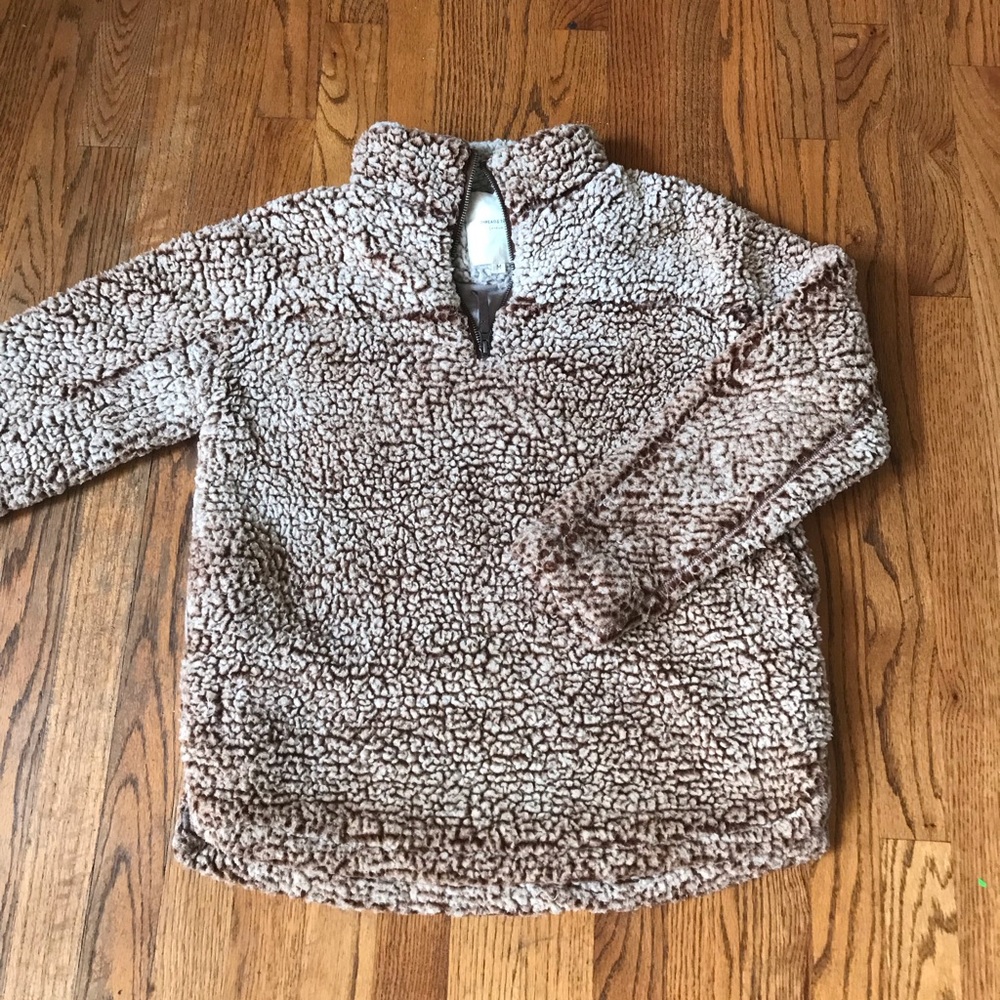 Thread & Supply Quarter Zip Fleece Pullover